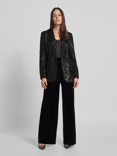 Jake*s Cocktail Shaped Fit Blazer mit Paillettenbesatz Black 1