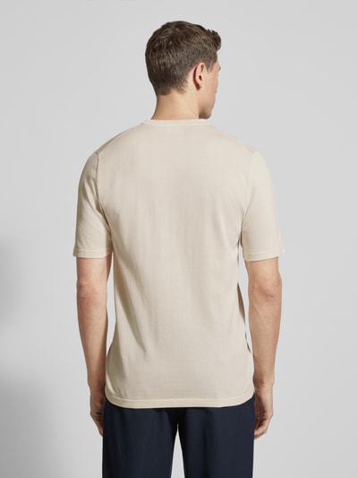 Profuomo Slim Fit T-Shirt aus reiner Baumwolle Offwhite 5