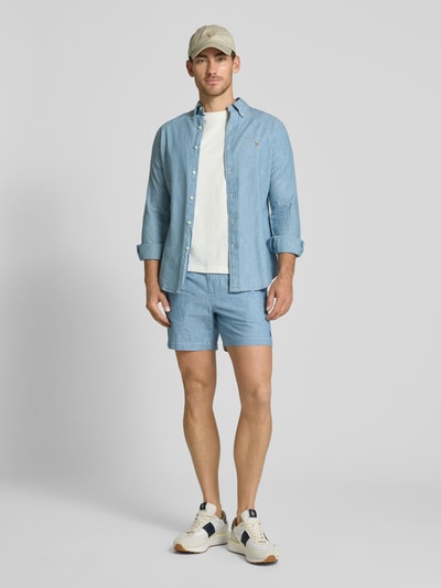 Polo Ralph Lauren Korte broek met labelstitching Blauw - 1