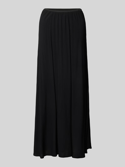 VERO MODA Rozkloszowana spódnica midi z czystej wiskozy model ‘ALBA’ Czarny 2