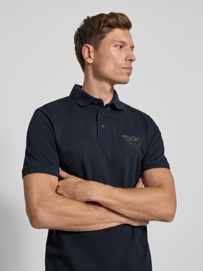 Emporio Armani Poloshirt mit Label-Detail Marine 3