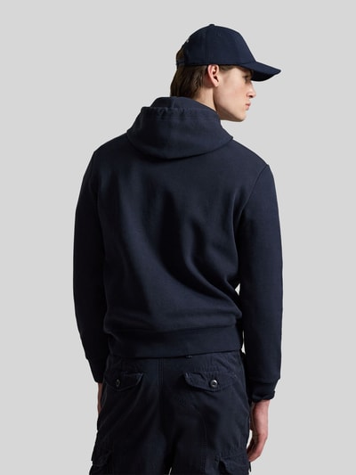 Polo Ralph Lauren bluza z kapturem o kroju regular fit z mieszanki bawełny Granatowy 5