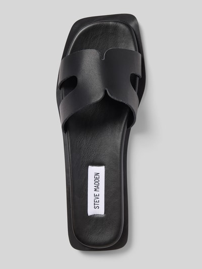 Steve Madden Slippers in denim look, model 'SOFIA' Zwart - 3