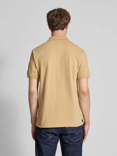 Polo Ralph Lauren Tailored Fit Poloshirt mit Logo-Stitching Camel 5