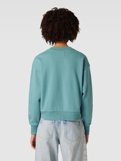 Calvin Klein Jeans Sweatshirt met statementprint, model 'FUTURE FADE' Rietgroen - 5