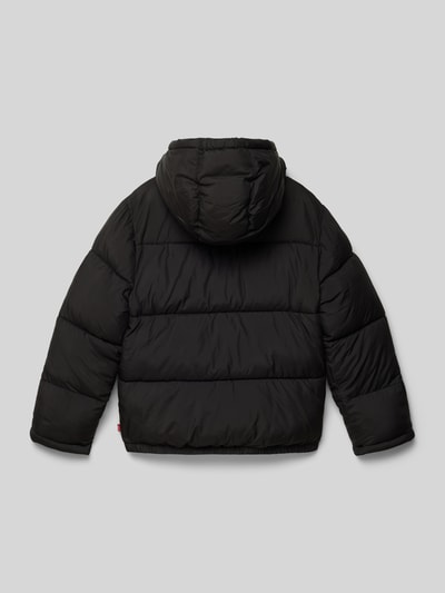 Levi’s® Kids Gewatteerd jack met labelstitching Zwart - 3