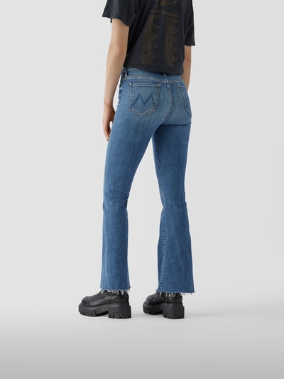 Mother Low Rise Jeans im Flared Cut Blau 5