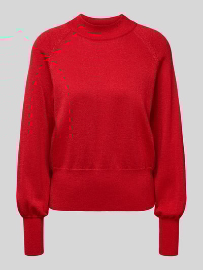 B.Young Gebreide pullover van viscosemix, model 'MOBBE' Rood - 2