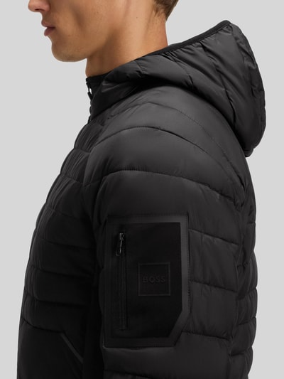 BOSS Green Regular Fit Steppjacke mit Reißverschlusstaschen Modell 'URBANEX' Black 6