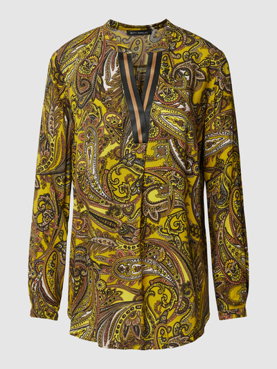 Betty Barclay Blouse met all-over motief Mosterdgeel - 2