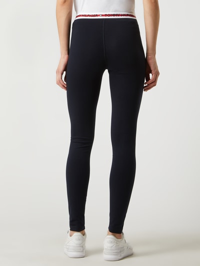 TOMMY HILFIGER Legging met logoband Donkerblauw - 5