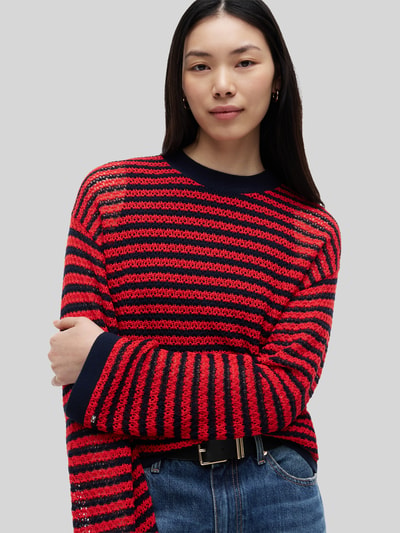 Tommy Hilfiger Regular Fit Pullover aus Baumwoll-Mix ' Rot 3