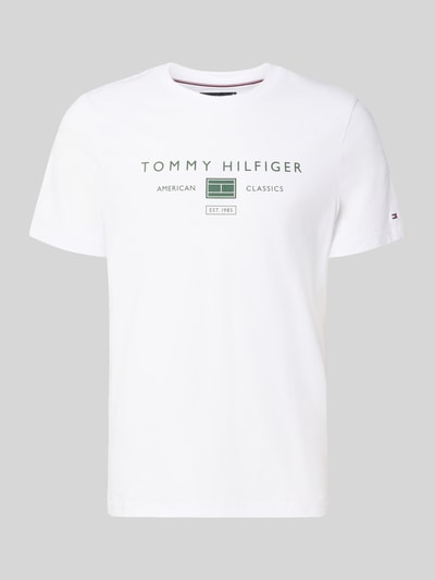 Tommy Hilfiger Regular Fit T-Shirt aus reiner Baumwolle Weiss 2