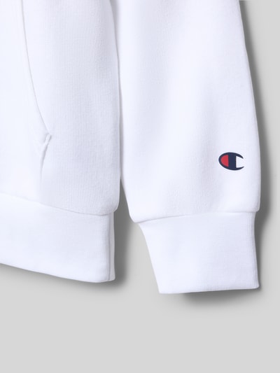 CHAMPION Hoodie mit Kapuze Weiss 2