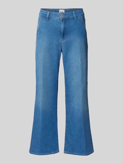 Brax Straight Leg Jeans mit verkürztem Schnitt Modell 'STYLE.MAINE' Dunkelblau 2