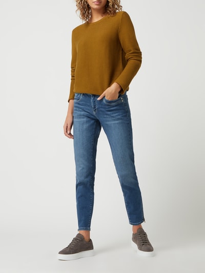 Raffaello Rossi Jeans met smalle pasvorm en stretch, model 'Nomi' Jeansblauw - 1