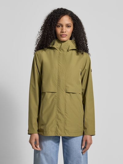 Didriksons Regular Fit Funktionsjacke mit Kapuze Modell 'Elsa' Oliv 4