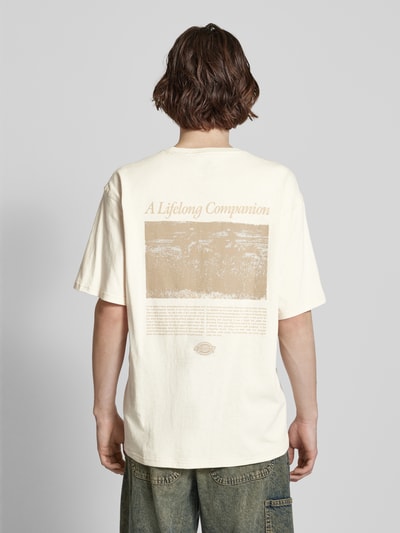 Dickies T-Shirt mit Label-Print Modell 'COMPANION SCRIPT' Offwhite 5