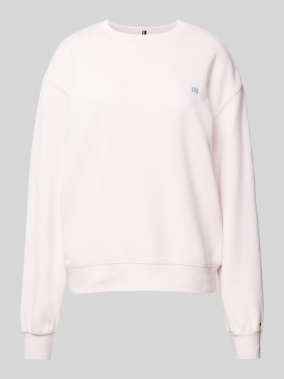 Tommy Hilfiger Sweatshirt mit Logo-Stitching Rosa 2