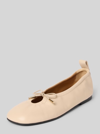 ALOHAS Ballerina mit Ziernaht Modell 'ROSALIND' Sand 1