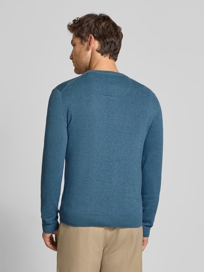 Tom Tailor Regular fit pullover van puur katoen  Blauw - 5