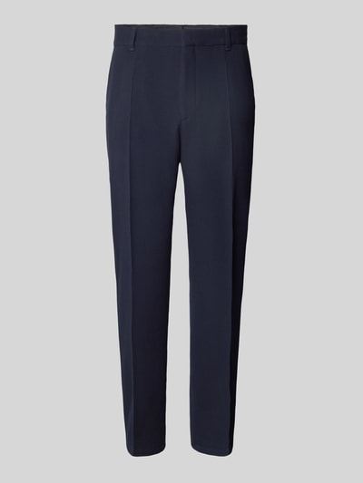 BOSS Regular fit van scheerwolmix, model 'PERIN' Marineblauw - 2