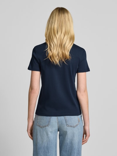 Tom Tailor Regular fit T-shirt van puur katoen Donkerblauw - 5