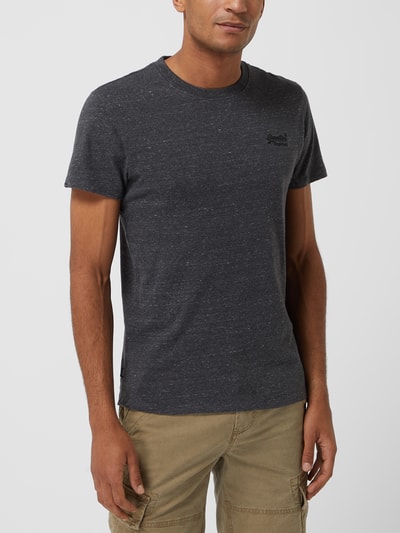 Superdry T-Shirt mit Bio-Baumwolle  Anthrazit Melange 4