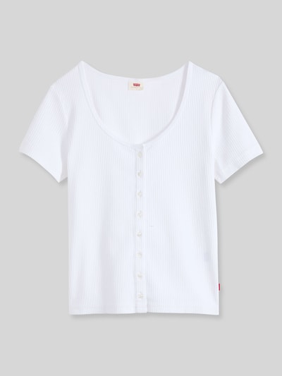 Levi's® Slim fit t-shirt van katoenmix Wit - 1