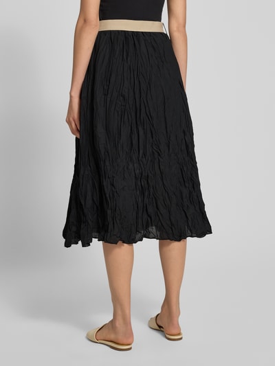 ZABAIONE Midi-rok met plooien Zwart - 5