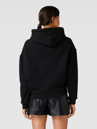 PEQUS Hoodie mit Label-Print Black 5