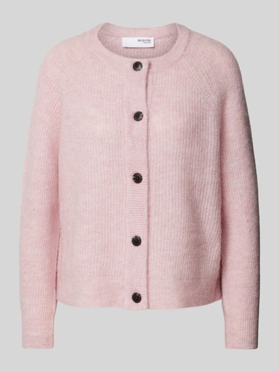 Selected Femme Cardigan mit Knopfleiste Modell 'LULU' Rose 2