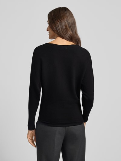 Apricot Strickpullover mit Rundhalsausschnitt Black 5