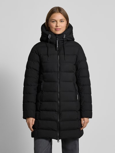 khujo Puffer Coat met capuchon model 'NEPTAR' Zwart - 4