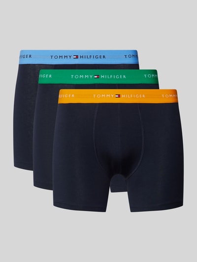 Tommy Hilfiger Boxershorts mit elastischem Logo-Bund im 3er-Pack Bleu 1