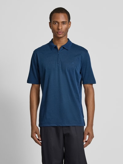 Christian Berg Men Poloshirt met polokraag Donkerblauw - 4