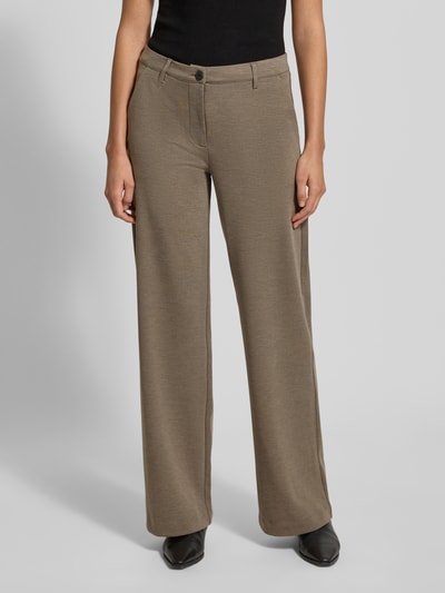 FREE/QUENT Hose mit Paspeltaschen am Gesäß Modell 'Nanni' Taupe 4