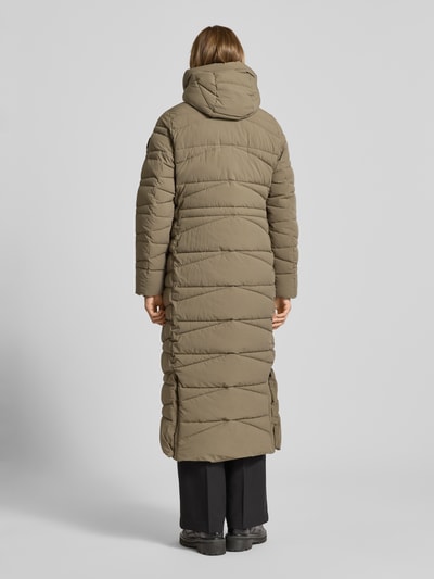 G-Star Raw Płaszcz pikowany z listwą guzikową i wpuszczanymi kieszeniami model ‘Whistler’ Szarobrązowy 5