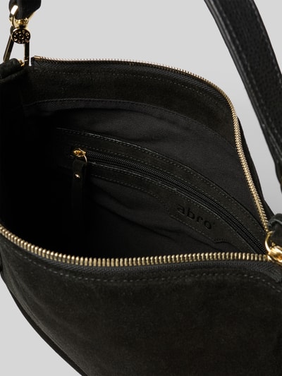 Abro Torebka skórzana z paskiem na ramię model ‘JUNA’ Czarny 5