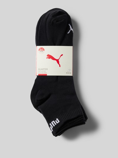 Puma Socken mit Logo-Detail im 4er-Pack Black 3