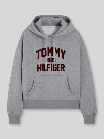 Tommy Hilfiger Relaxed Fit Hoodie aus Baumwoll-Mix Mittelgrau 2