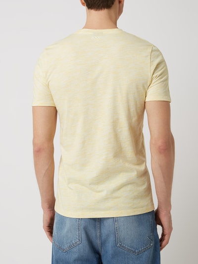 JOOP! Jeans T-shirt met borstzak  Lichtgeel - 5