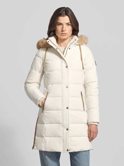 Lauren Ralph Lauren Daunenmantel mit Reißverschlusstaschen Ecru 4