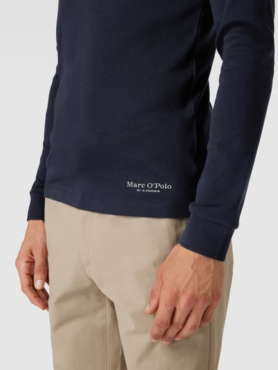 Marc O'Polo Rollkragenpullover mit Rollkragen und unifarbenem Design Dunkelblau 3