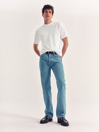 Levi's® Wide Leg Fit Jeans Modell '501®' Hellblau 6