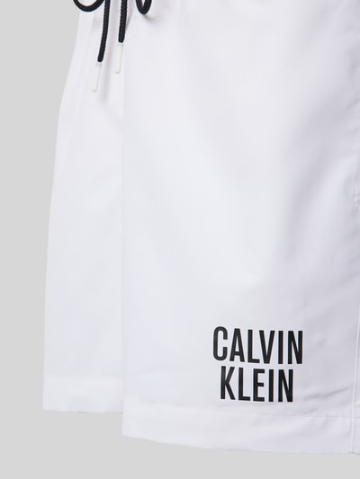 Calvin Klein Underwear Zwembroek met labelprint Wit - 2