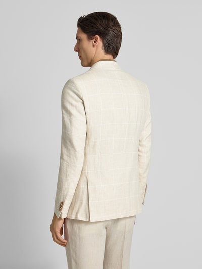 CG - Club of Gents Sakko mit Gitterkaro Modell 'Paul' Beige 5