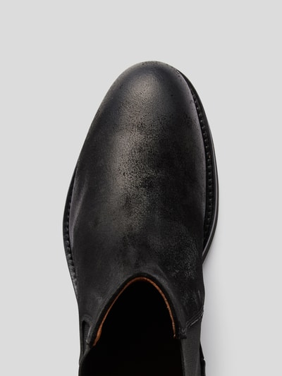 Doucal's Chelsea Boots aus Veloursleder  Schwarz 4