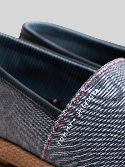 Tommy Hilfiger Espadrilles aus reiner Baumwolle mit Label-Schriftzug Dunkelblau 4