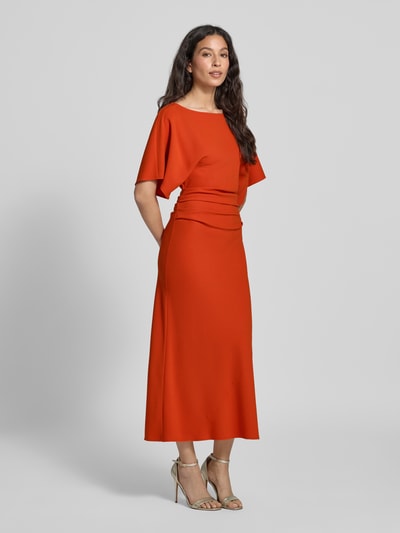 Staud Maxi-jurk met boothals, model 'AMELIE' Oranje - 1